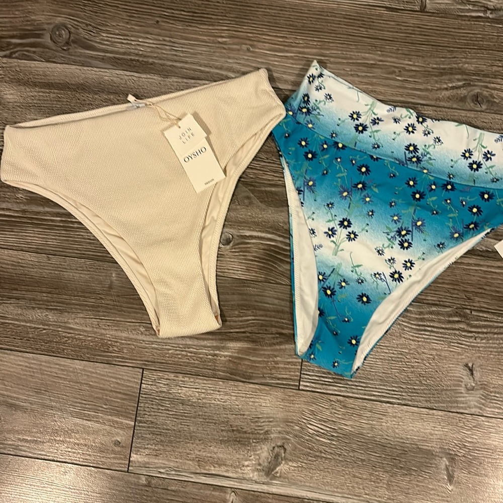 OYSHO bathing suit bottom Aerie bathing suit bottom lot of 2 NWT size Medium